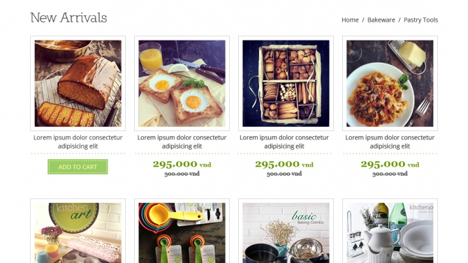 Kitchen Art Store Website