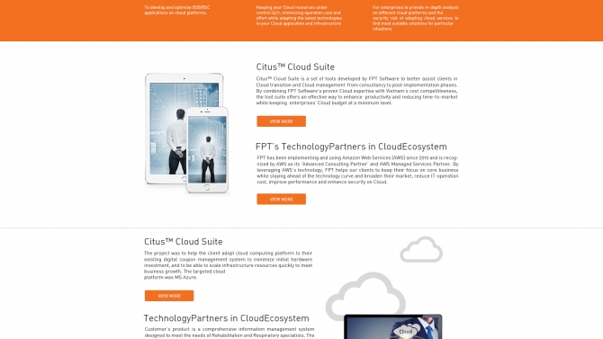 Thiết kế v&agrave; x&acirc;y dựng website FPT-SOFTWARE