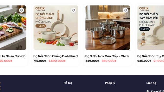 Thiết kế website cerix