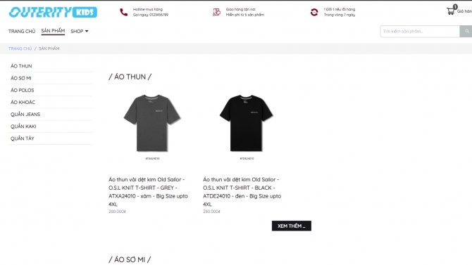Thiết kế website b&aacute;n h&agrave;ng
