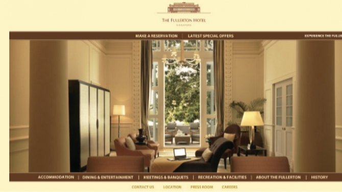 Fullerton Hotel Flash site (Singapore)