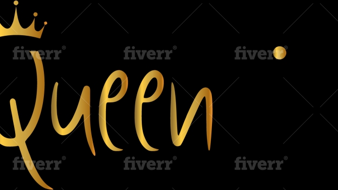 thiết kế logo cho queenkid