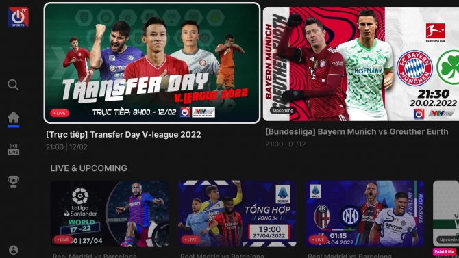 Lập tr&igrave;nh ứng dụng ONSports SmartTv