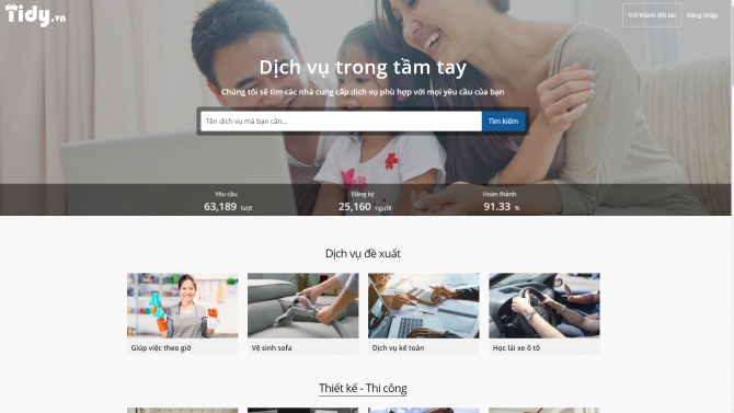 Lập tr&igrave;nh website tidy.vn