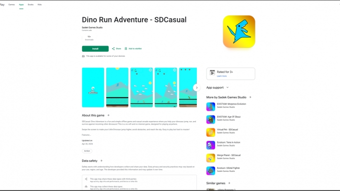 SDCasual: Dino Adventure