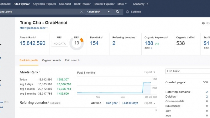 Thiết kế + seo web grabhanoi