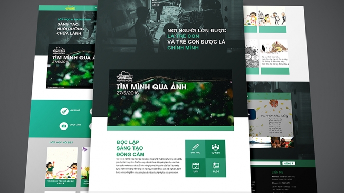 Thiết kế giao diện Website Toa T&agrave;u (school project)