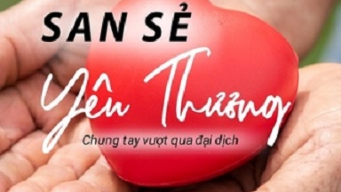 Dự &aacute;n San sẻ y&ecirc;u thương m&ugrave;a Covid19 của Yeah1 Website