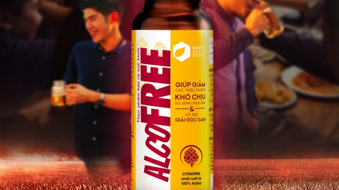 Thiết kế b&agrave;i post cho thương hiệu Alcofree