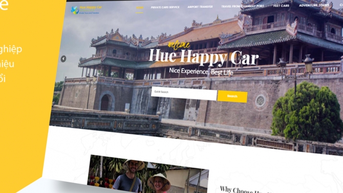 Dự &Aacute;n Thiết Kế Website Hue Happy Car