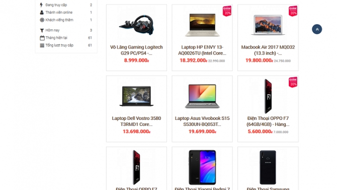 Thiết kế website b&aacute;n h&agrave;ng m&aacute;y t&iacute;nh