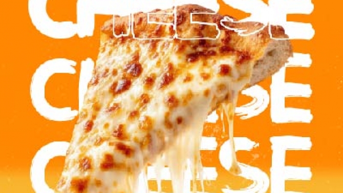 Poster-Social media brand Pizza