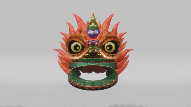 3D Dancing Lion 2024