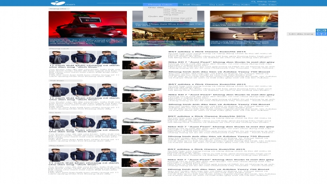 Thiết kế web thời trang