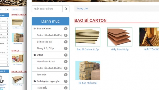 Dự &Aacute;n Carton