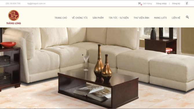 Cắt HTML, CSS Website Gạch