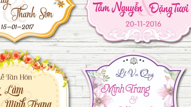 Thiết kế trang tr&iacute; Cưới