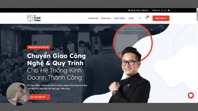 Build website kh&oacute;a học online