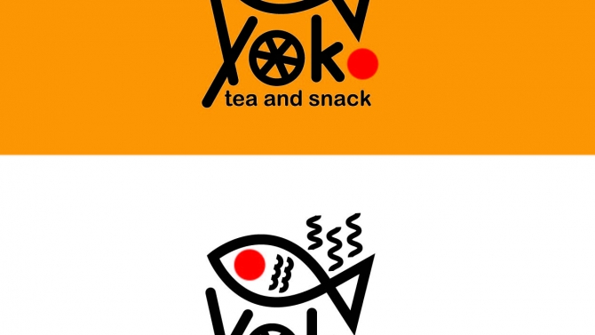 Bộ nhận diện qu&aacute;n ăn vặt kiểu nhật