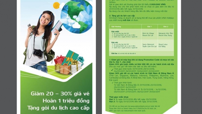 BỘ ẤN PHẨM VIETCOMBANK & VIETNAM AIRLINES