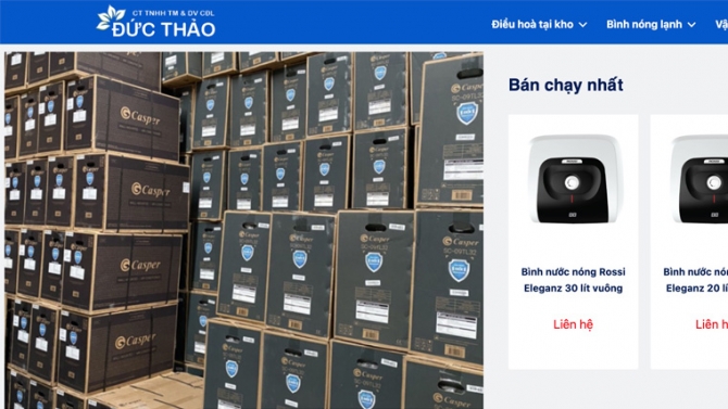 SEO điều h&ograve;a tại kho Đức Thảo