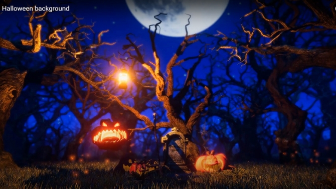 Dự &aacute;n: Halloween background
