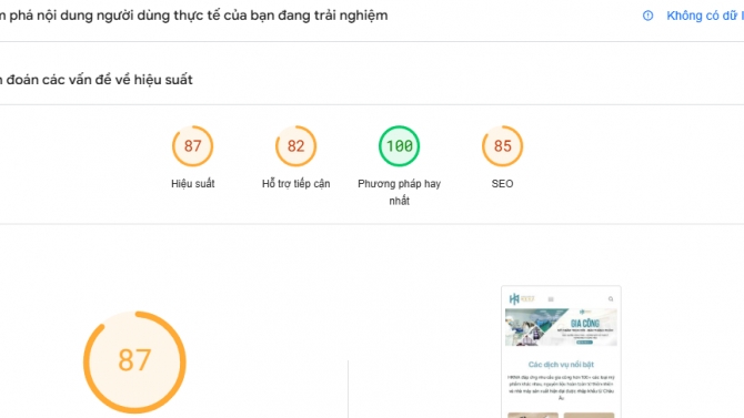 Tối ưu trang web