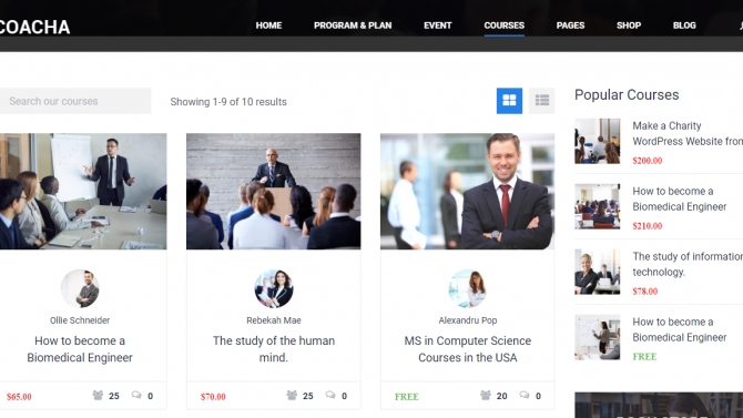 Website mảng gi&aacute;o dục