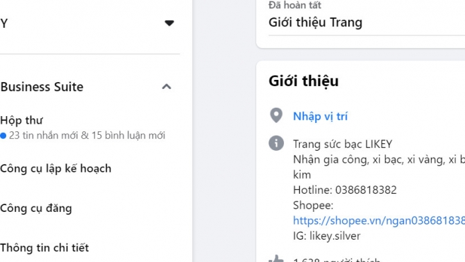 Chủ page LIKEY
