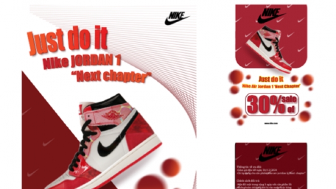 Thiết kế Ấn phẩm Truyền th&ocirc;ng & Nhận diện thương hiệu - Chiến dịch Nike Air Jordan