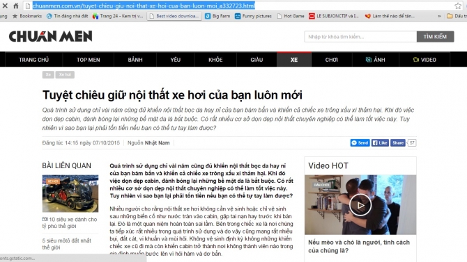 B&agrave;i viết tr&ecirc;n chuanmen.com.vn
