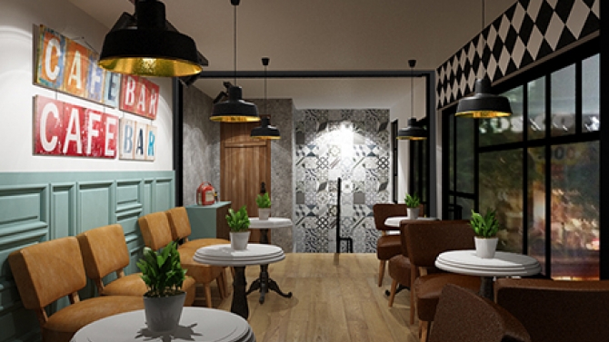 TK NỘI THẤT CAFE SHELTER