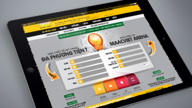 Thiết kế website Maacviet Arena