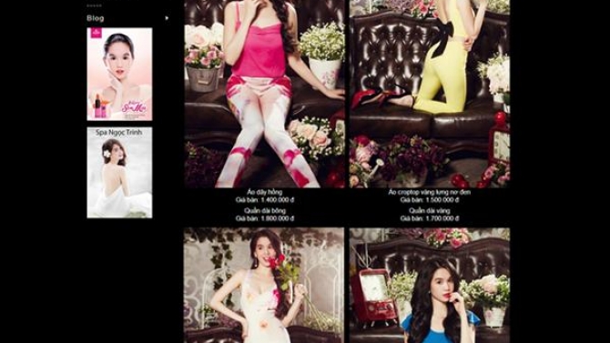 Thiết kế v&agrave; ph&aacute;t triển Ngọc Fashion Website