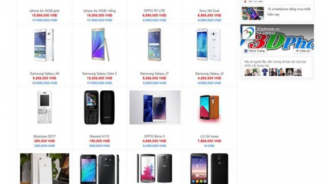 Web điện thoại 3Dphone