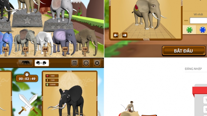 Dự &aacute;n Game Đua Voi