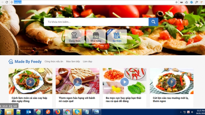Test dự &aacute;n Feedy