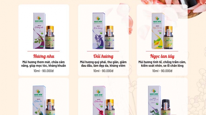 Thiết kế catalogue tinh dầu