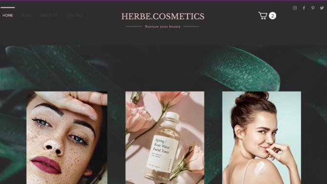 Herbe Cosmetics E-commerce