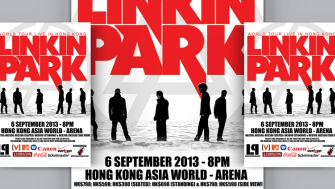 Poster Linkin Park show