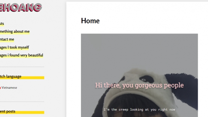 Website Blog c&aacute; nh&acirc;n