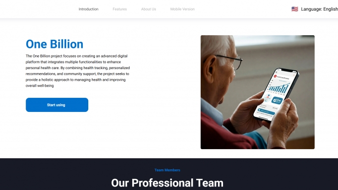 ONEBILLION - Medical Monitoring Platform