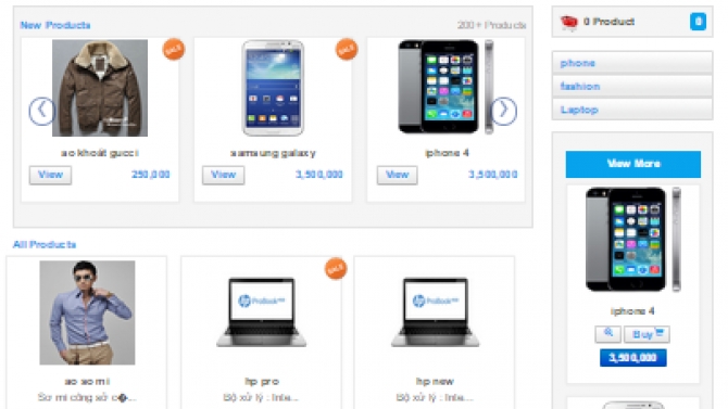 thiết kế web b&aacute;n h&agrave;ng