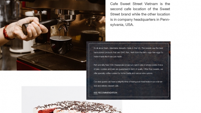 Trang web cửa h&agrave;ng c&agrave; ph&ecirc; thương hiệu của Mỹ