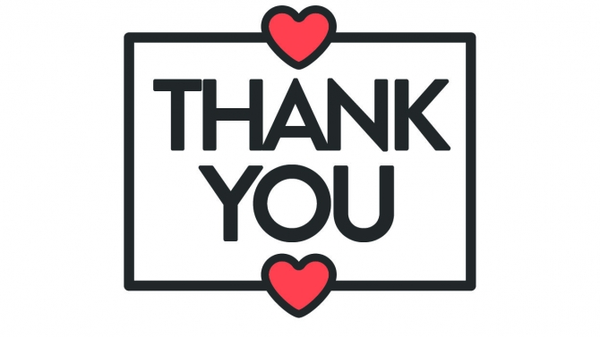 Thank you card