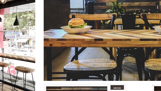 Thiết kế v&agrave; thi c&ocirc;ng nội thất Nh&agrave; h&agrave;ng Burger Joint Saigon
