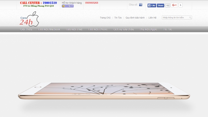 Trung t&acirc;m sửa chữa Macbook, Ipad, Iphone - Applecare