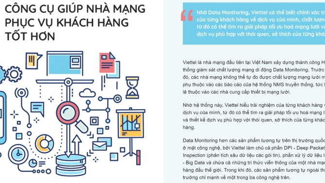 Xử l&yacute; dữ liệu lớn Bigdata cho tập  đo&agrave;n Viettel