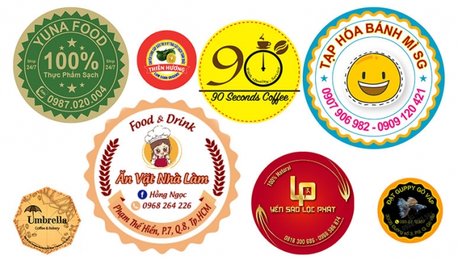 Thiết Kế Nh&atilde;n, Sticker