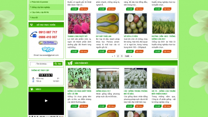 Thi&ecirc;́t k&ecirc;́ website c&acirc;y gi&ocirc;́ng Bắc Á